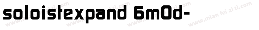 soloistexpand 6m0d字体转换